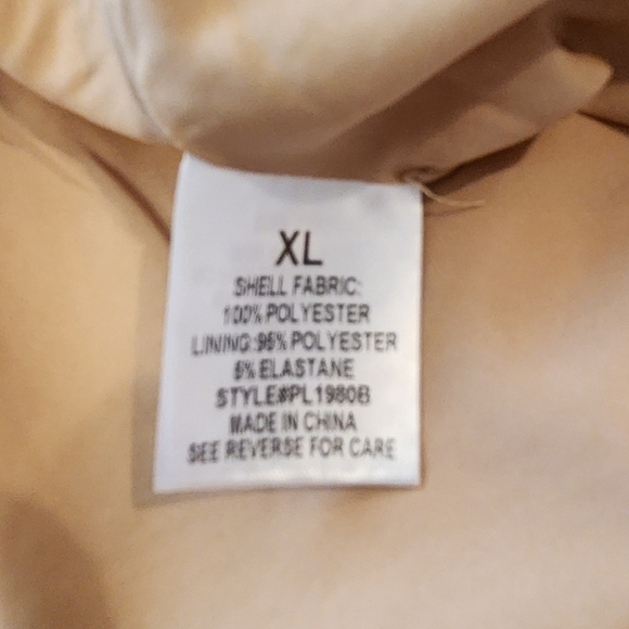 Brand new Pink Lily Gold with white heart sequin mini skirt size XL - Picture 3 of 4